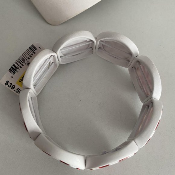 Peppermint Tower STRETCH bracelet NEW by I.N.C. - Picture 3 of 3